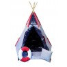 Detský stan 5-tyčový námornícky s plachetnicou