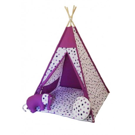 Detský stan fialový