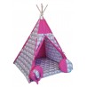 Detský stan Lišky ružový