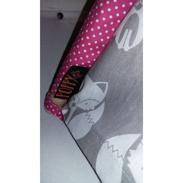 Detský stan Lišky ružový