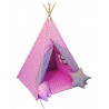 Detský stan ružový s bodkami