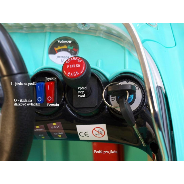 KUBA RETRO s DO, nafukovacími pneumatikami, lakovanou vínovou metalízou