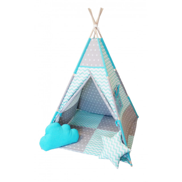 Detský stan Mentol a hviezdy