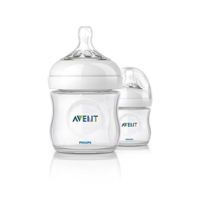 Dojčenská fľaša Avent Natural transparentná 125 ml