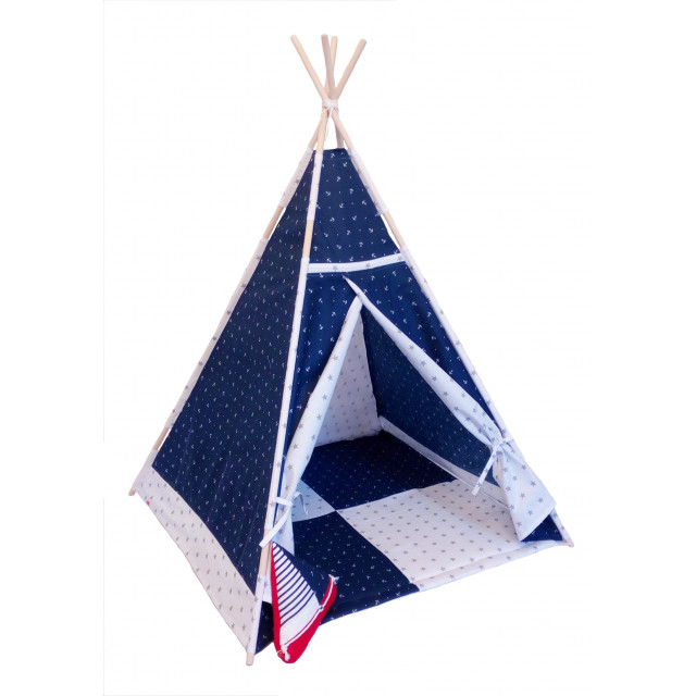 Detský stan námornícky s mini kotvičkami