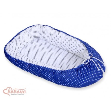Obojstranný kokon pre bábätko - kvety mätové + mätová