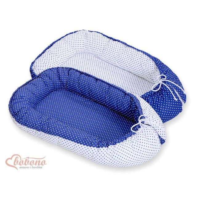 Obojstranný kokon pre bábätko - kvety mätové + mätová