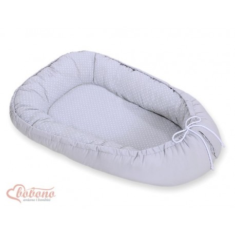 Obojstranný kokon pre bábätko - kvety mätové + mätová