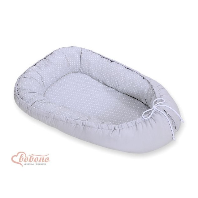 Obojstranný kokon pre bábätko - kvety mätové + mätová