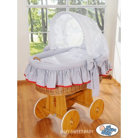 Prútený kôš pre bábätko Glamour
