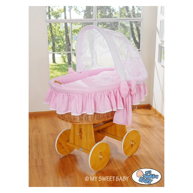 Prútený kôš pre bábätko Glamour