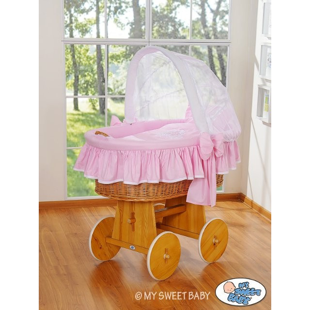 Prútený kôš pre bábätko Glamour