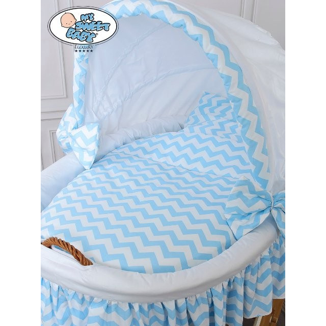 Prútený kôš pre bábätko Hannah cik-cak