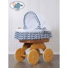 Prútený kôš pre bábätko Hannah cik-cak
