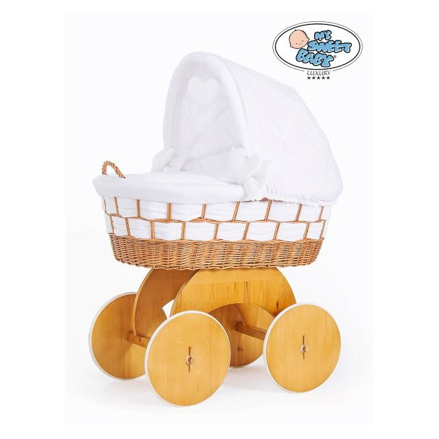 Prútený kôš pre bábätko Alessandra