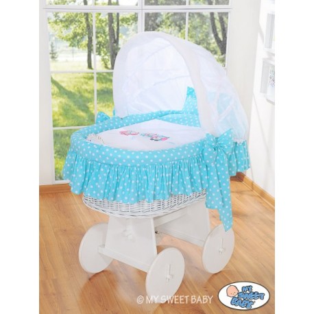 Prútený kôš pre bábätko Sovy