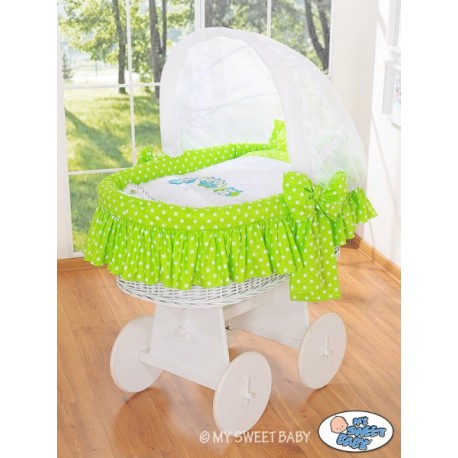 Prútený kôš pre bábätko Sovy