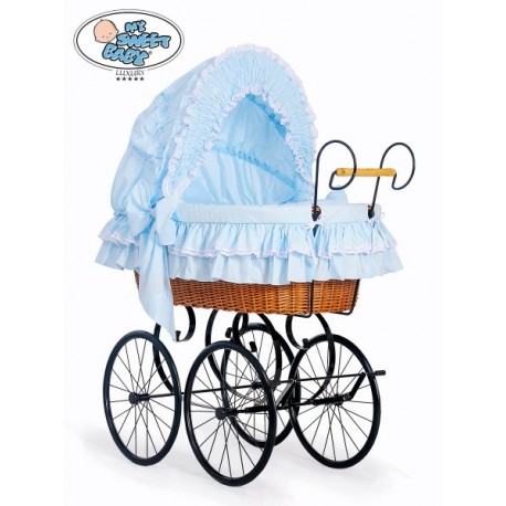 Domáci prútený Retro kôš čierny