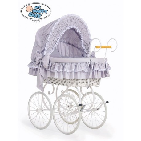 Domáci prútený Retro kôš 