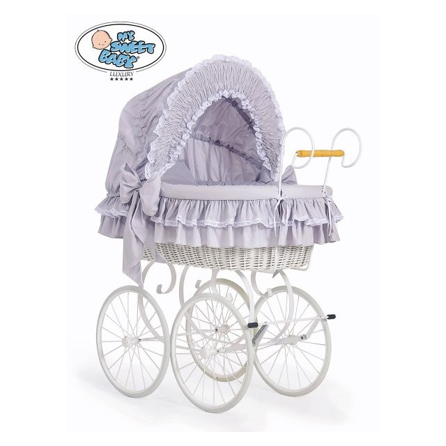 Domáci prútený Retro kôš 