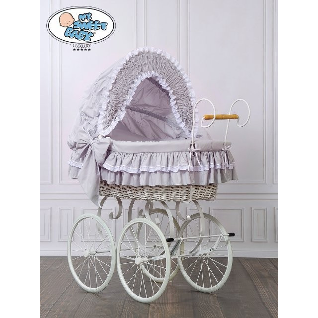 Domáci prútený Retro kôš 