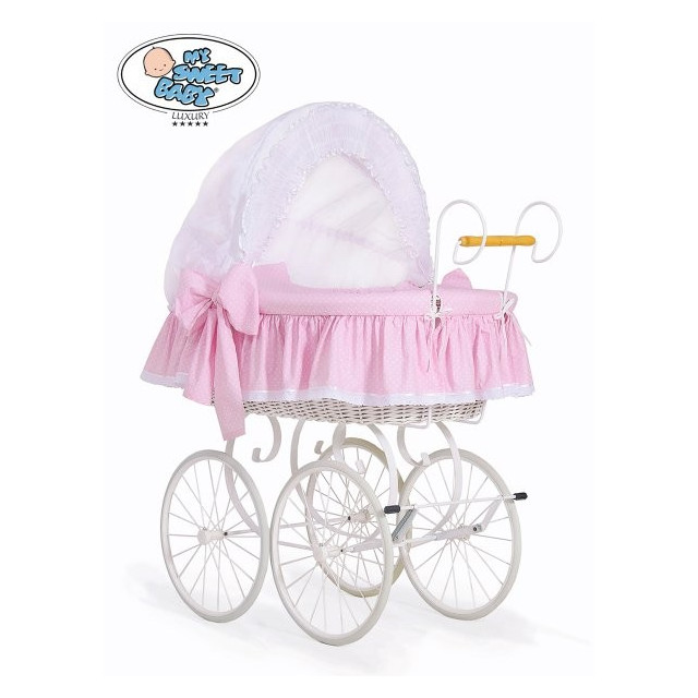 Domáci prútený Retro kôš 