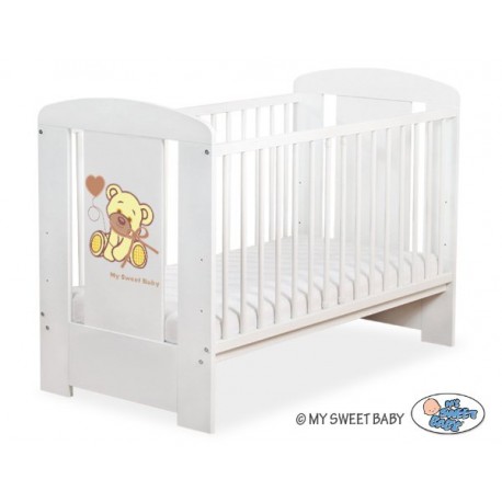 Postieľka MY SWEET BABY - Macko s mašľou