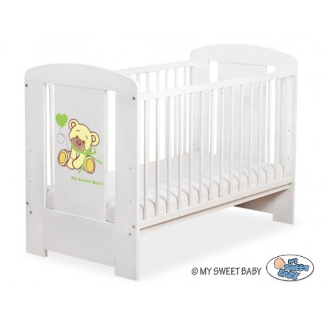 Postieľka MY SWEET BABY - Macko s mašľou