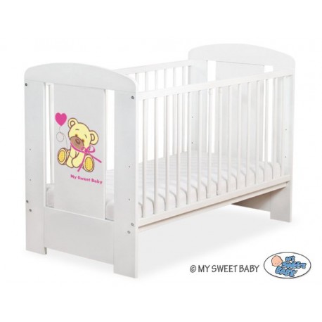 Postieľka MY SWEET BABY - Macko s mašľou