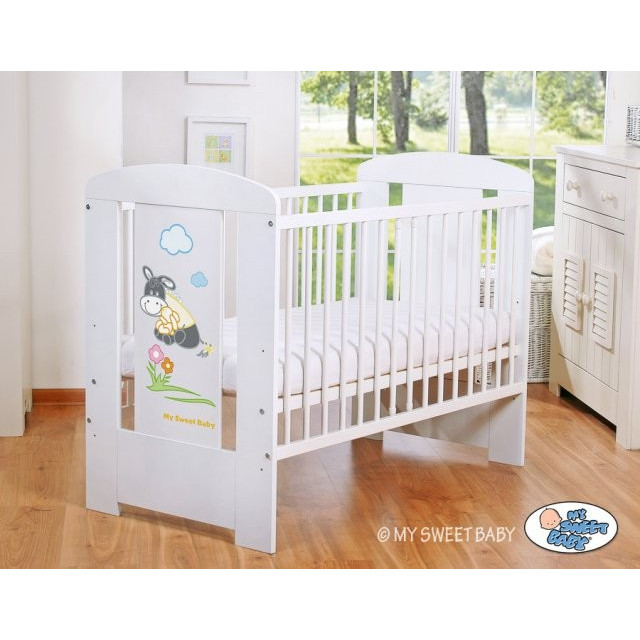 Postieľka MY SWEET BABY - Macko s mašľou