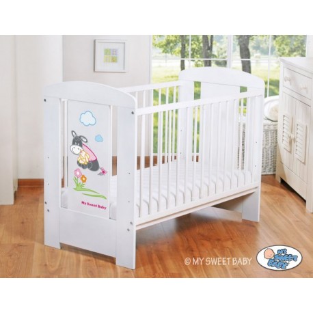 Postieľka MY SWEET BABY - Macko s mašľou