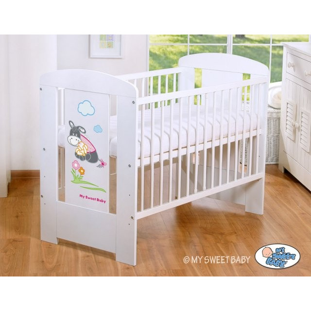 Postieľka MY SWEET BABY - Macko s mašľou