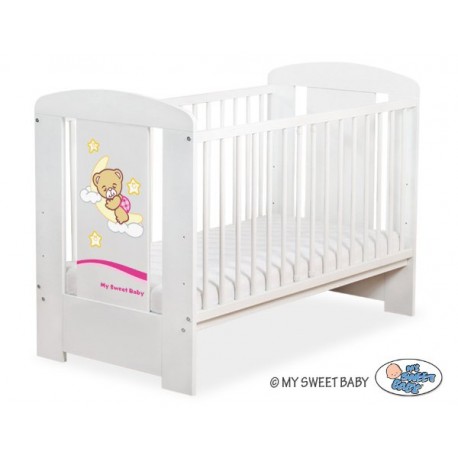 Postieľka MY SWEET BABY - Macko s mašľou