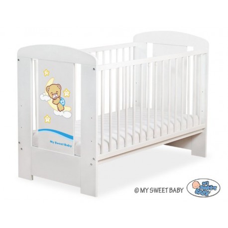 Postieľka MY SWEET BABY - Macko s mašľou