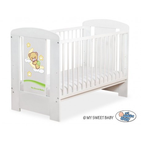 Postieľka MY SWEET BABY - Macko s mašľou