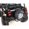 Džíp wrangler 4x4, náhon 4 Eva kolies, batérie 2x 12V/10Ah, 2,4G DO, USB,SD,Mp3,FM, otváracie dvere, čalunená sedačka, pérovanie