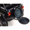 Džíp wrangler 4x4, náhon 4 Eva kolies, batérie 2x 12V/10Ah, 2,4G DO, USB,SD,Mp3,FM, otváracie dvere, čalunená sedačka, pérovanie