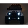 Džíp wrangler 4x4, náhon 4 Eva kolies, batérie 2x 12V/10Ah, 2,4G DO, USB,SD,Mp3,FM, otváracie dvere, čalunená sedačka, pérovanie