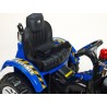 Traktor Kingdom s výklopnou korbou, mohutnými kolesami a konštrukciou, 2x motor 12V, 2x náhon, zelený
