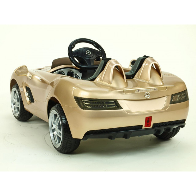 Mercedes-Benz SLR Mc Laren Stirling Moss s 2.4G bluetooth DO, EVA kolesá, čalunená sedačka, LED, 12V