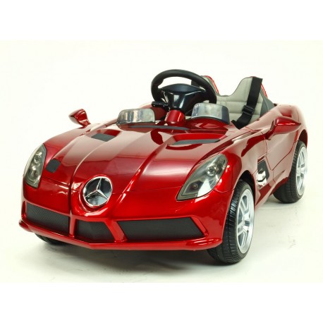 Mercedes-Benz SLR Mc Laren Stirling Moss s 2.4G bluetooth DO, EVA kolesá, čalunená sedačka, LED, 12V