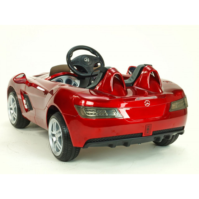 Mercedes-Benz SLR Mc Laren Stirling Moss s 2.4G bluetooth DO, EVA kolesá, čalunená sedačka, LED, 12V