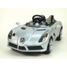 Mercedes-Benz SLR Mc Laren Stirling Moss s 2.4G bluetooth DO, EVA kolesá, čalunená sedačka, LED, 12V