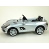 Mercedes-Benz SLR Mc Laren Stirling Moss s 2.4G bluetooth DO, EVA kolesá, čalunená sedačka, LED, 12V
