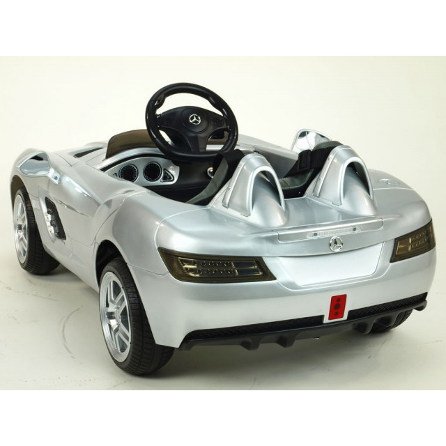 Mercedes-Benz SLR Mc Laren Stirling Moss s 2.4G bluetooth DO, EVA kolesá, čalunená sedačka, LED, 12V