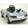 Mercedes-Benz SLR Mc Laren Stirling Moss s 2.4G bluetooth DO, EVA kolesá, čalunená sedačka, LED, 12V
