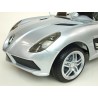 Mercedes-Benz SLR Mc Laren Stirling Moss s 2.4G bluetooth DO, EVA kolesá, čalunená sedačka, LED, 12V