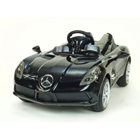 Mercedes-Benz SLR Mc Laren Stirling Moss s 2.4G bluetooth DO, EVA kolesá, čalunená sedačka, LED, 12V