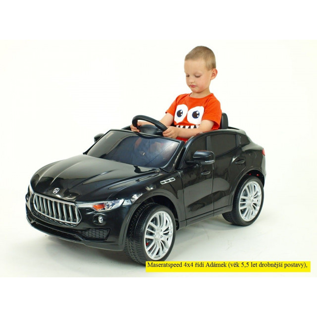 SUV Maseratspeed 4x4, 2,4 G DO,USB,TF,MP3, Led efekty, otváracie dvere,, pérovanie