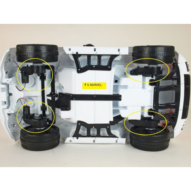 SUV Maseratspeed 4x4, 2,4 G DO,USB,TF,MP3, Led efekty, otváracie dvere,, pérovanie